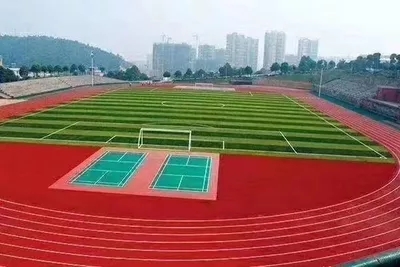 EPDM synthetic racetrack brings color to sports